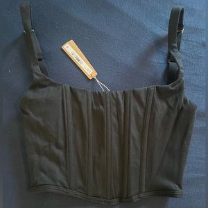 SKIMS jersey soft corset top